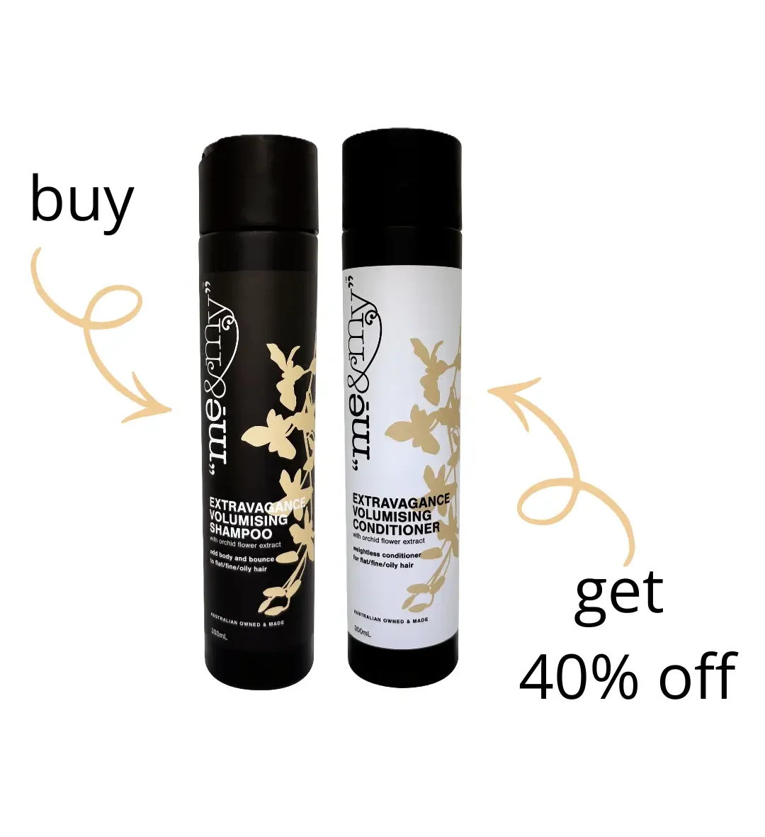 Extravagance Volumising Shampoo /Conditioner Duo 300ml