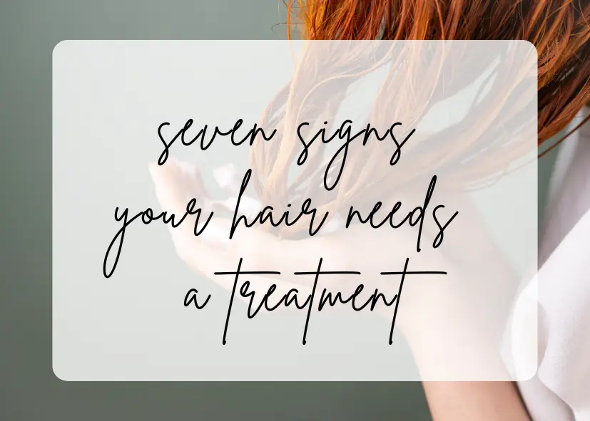 seven signs your hair needs a treatment blog image