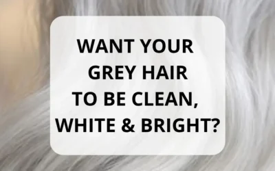 Want your grey hair to be clean, white and bright?